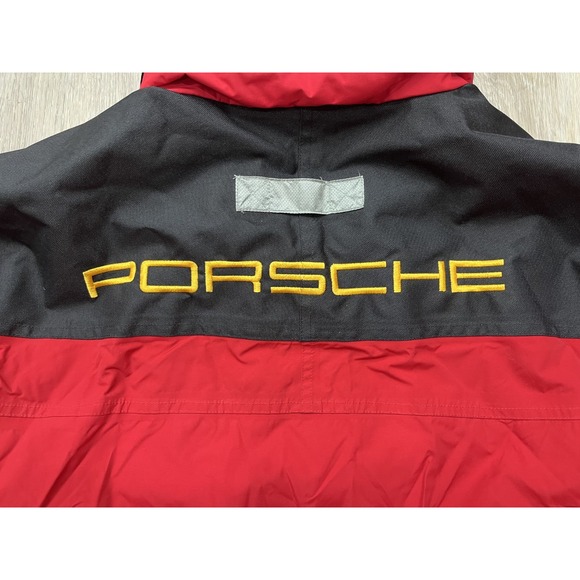 Vintage 90s Porsche Super Cup Winter Performance Coat Size Rolex Pirelli Size S - Picture 7 of 7
